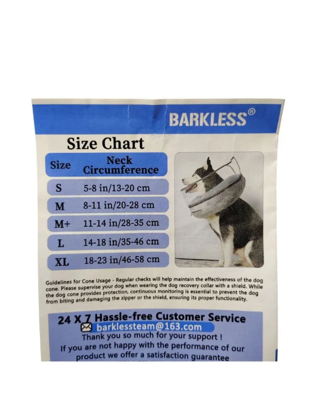 Barkless Inflatable Dog Recovery Cone Collar Comfortable Neck Wear